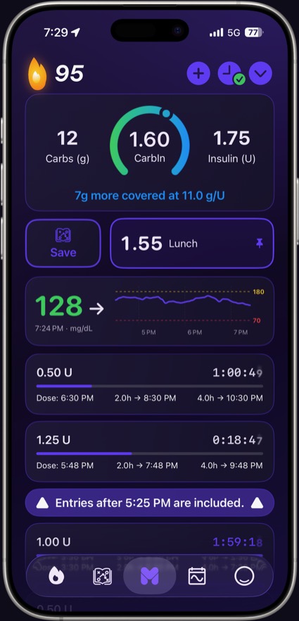 Mirri One — the Home screen